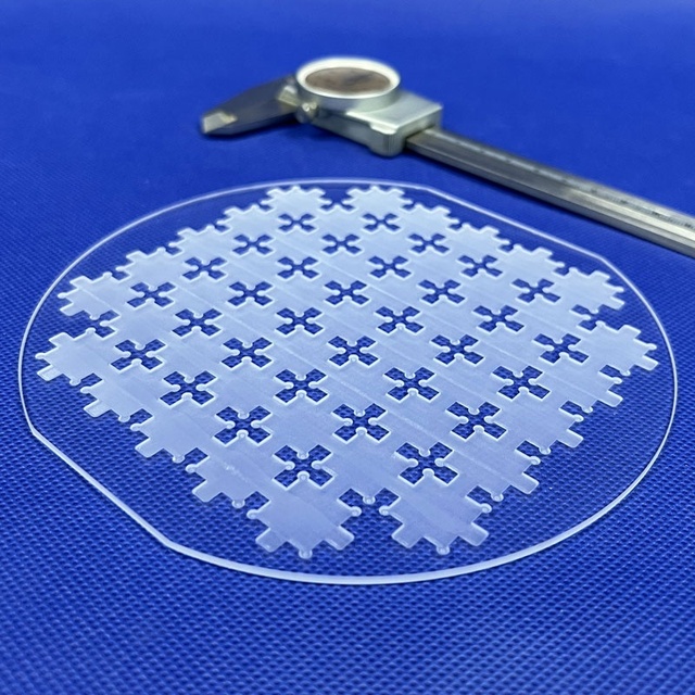 99.99% High Purity Fused Silica Quartz Wafer Precision Laser Polished SiO2 Disc Sheet ROHS Certified Custom Semiconductor