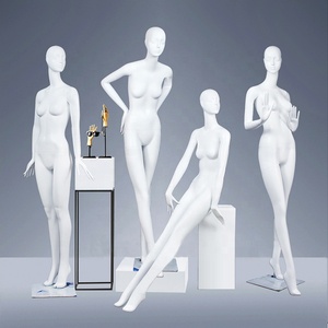 Maniquí de exhibición de tienda de cuerpo completo maniquíes mujer realista todo el cuerpo ventana Pantalla de pie sentado señora ropa maniquí - Product Image 2