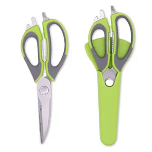 Multi-purpose Kitchen Scissors 7 in 1 Multifunctional Kitchen Shears Household Stainless Steel kitchen scissors