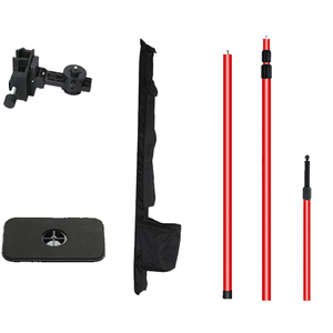 Trépied en aluminium qualifié de 4 mètres de <span class=keywords><strong>tige</strong></span> télescopique avant support d'extension de plafond Support de <span class=keywords><strong>niveau</strong></span> <span class=keywords><strong>Laser</strong></span> <span class=keywords><strong>tige</strong></span> télescopique - Product Image 2