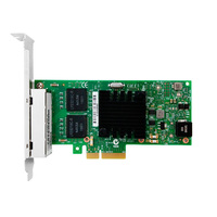 Tarjeta Adaptadora de Red para Servidor Intel I350AM4, CC8350-T4V2 I350-T4, Cuatro Puertos Gigabit Ethernet, PCI-E X4