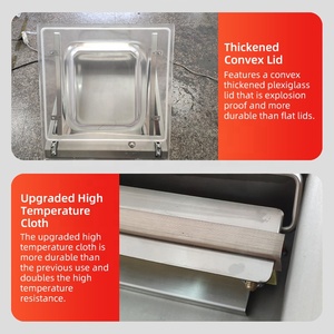 Machine d'emballage sous vide de type table à chambre unique pour aliments, fruits de mer, céréales, riz et briques de thé, modèle Dz-400, prix usine - Product Image 4