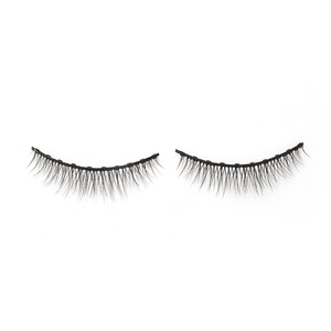 Wholesale Vendor Soft Extensions Two Tone Color Thick 25Mm Bulk Fluffy 3D Faux Mink Volume <strong>Half</strong> Strip Magnetic Lashes <strong>Eyelashes</strong> - Product Image 4