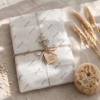 Papier de soie imprimé personnalisé résistant à l'humidité pour l'emballage de bougies de luxe, de savons et de produits artisanaux