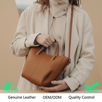 Sac à main femm sac OEM Style Italien Cuir Top Grain Mini Tote Femme Quincaillerie Or Bandoulière Custom Logo Luxe Sac Fabricant