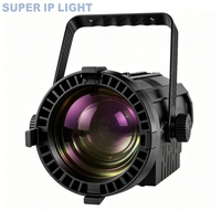 Lumière LED COB 200W à zoom électrique CRI≥95 DMX512 à gradation linéaire pour studio de production vidéo
