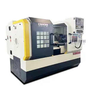 CK6136 Precision Horizontal Flat Bed Metal Automatic CNC Lathe Machine