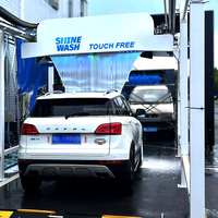 Machine de lavage de voitures automatique à haute pression sans contact 15KW, dernière conception, nettoyage du châssis électrique sans essuyage, en promotion