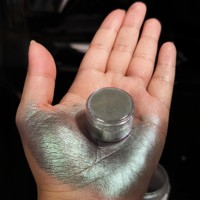 Lipstik mica pigmen bubuk glow in the dark cat bunglon permen hitam untuk merah mutiara glitter massal hyrox paste untuk emas