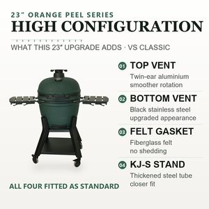 Auplex Großhandel Asador De Carbon Keramik Kamado <span class=keywords><strong>Big</strong></span> <span class=keywords><strong>Joe</strong></span> 23,5 Zoll Outdoor BBQ Holzkohlegrill für Küche Garten Camping - Product Image 2