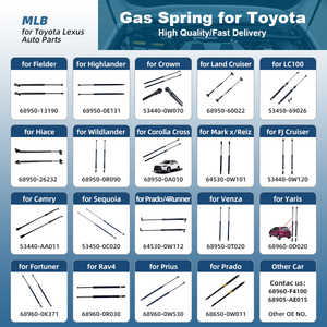 Back Door Support Bracket <strong>Boot</strong> Shock Rear Tailgate <strong>Gas</strong> Spring <strong>Struts</strong> 68950-0D021 68950-0D022 for Toyota Yaris Vitz 2005-2013 - Product Image 4