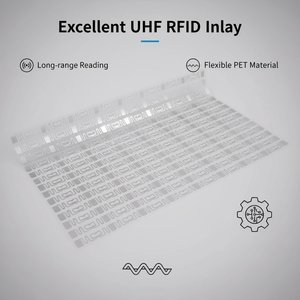 Passive Waterproof RFID Label for Clothing ISO 18000-6C UHF Sticker 70x17mm Alien H9 Chip Stock RFID Tag for Clothing Hang Tags - Product Image 6