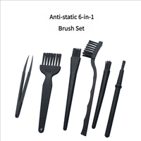 Compra al contado Cepillo antiestático 6 en 1 Mango compacto para la limpieza del hogar. Cepillo Extractor de humo y limpieza de teclado