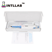 Pistolet micropipette monocanal de laboratoire - Pipette à volume réglable haute précision avec embouts jetables pour les expériences