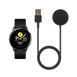 Câble de charge USB de remplacement pour Samsung <span class=keywords><strong>Galaxy</strong></span> <span class=keywords><strong>Watch</strong></span> 8/7/6/5/4/4Classic <span class=keywords><strong>Active</strong></span> 1/2 Sports <span class=keywords><strong>Watch</strong></span> QC3.0 <span class=keywords><strong>Chargeur</strong></span> sans fil - Product Image 1
