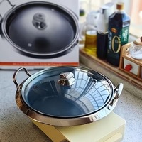 Poêle et plancha en fonte pré-assaisonnée à double poignée pour une cuisson polyvalente sur cuisinière, durable et offrant une chaleur uniforme