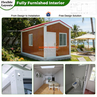 Villa Modulaire Préfabriquée Moderne de Luxe en Conteneur 40 pieds, Extensible, pour Hôtel-Resort, Bureau Mobile, Assemblage Rapide, Maison en Acier Galvanisé