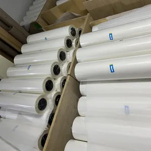 Qinyu High Quality Heat Transfer Film Roll Printing Pet Release Pet Film Plastic Paper for T-shirt