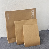 Vente en gros Sacs en papier kraft lavés imperméables Sac à dos fourre-tout Feuille d'aluminium isolé Bento à emporter Dupont Sacs en papier cadeau cosmétique