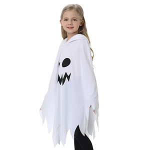 Costume Bianco Ispirato <span class=keywords><strong>a</strong></span> <span class=keywords><strong>Film</strong></span> e TV per Bambini, Unisex, per Feste in Maschera e Giornate <span class=keywords><strong>a</strong></span> Tema, con Mantello da Fantasma Boo - Product Image 4