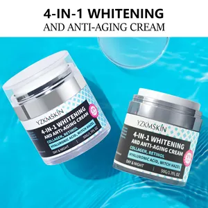 4 In 1 Hyaluronic Acid Collagen Retinol Best Anti Wrinkle Moisturizing Lifting Whitening Antiaging Day And Night Face Cream