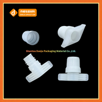 Tapón de Plástico con Boquilla PP Directo de Fábrica para Doypack, Tapón con Boquilla para Bolsas de Alimentos para Mascotas, Puré, Bolsas de Viaje con Sellado Seguro