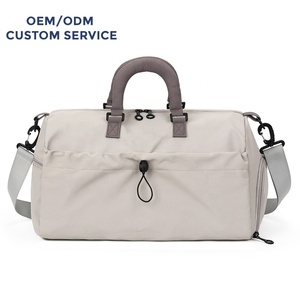 Embroidery Logo Premium Weekend <strong>Holdall</strong> Women's Travel Bag Athleisure Crossbody Mommy Gym Duffel Bag With Shoe Compartment - Product Image 1