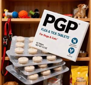 แท็บเล็ตป้องกันหนอนสำหรับสัตว์เลี้ยงในแถบตุ่ม - Product Image 2