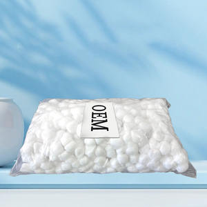 Boule de nettoyage en coton médical brut en coton de différentes tailles avec logo personnalisé - Product Image 2
