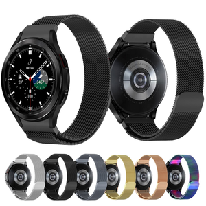 <span class=keywords><strong>Bracelet</strong></span> magnétique de luxe en acier inoxydable 20 mm, boucle milanaise réglable pour Samsung <span class=keywords><strong>Galaxy</strong></span> <span class=keywords><strong>Watch</strong></span> <span class=keywords><strong>4</strong></span>/5/6/7 - Product Image 1