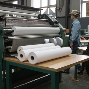 Rollo de papel de transferencia de inyección de tinta Digital de 1,62 M, blanco, 70gsm, 200m, poliéster, Impresión textil de alta temperatura, sublimación, telas cerámicas - Product Image 1