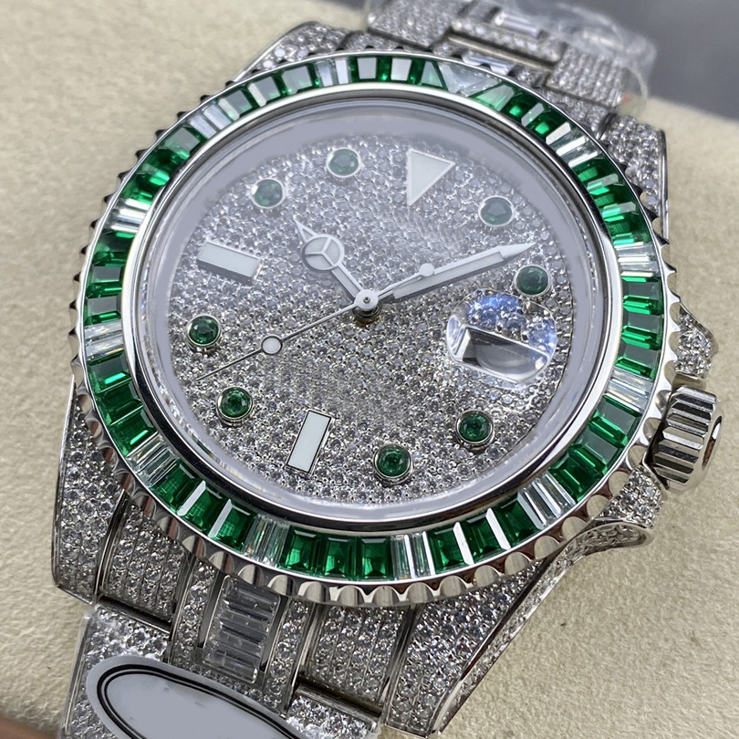 Emerald Green Watch Luxury Automatic Mechanical Design