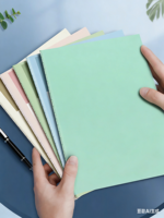 Cahier de composition A5 simple en PU/PVC/PP/papier, imprimé offset, avec 36 feuilles, pour étudiants du collège et du lycée, reliure cousue