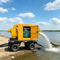 Pompe à eau diesel horizontale à haute pression à une seule étape pour l'irrigation des terres agricoles