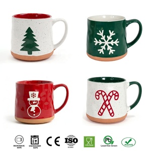 Factory Direct Sale Christmas Ceramic <b>Cup</b> and Saucer Set Elegant Holiday Tea Time Gift Boxed for Christmas Eve Dinner Party - Product Image 4