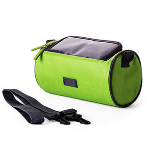 Sac de <span class=keywords><strong>selle</strong></span> étanche à tube sur cadre pour vélo avec support de téléphone à écran tactile accessoire de pochette de cyclisme - Product Image 1