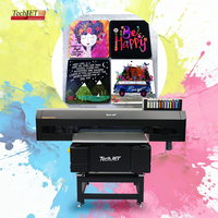 Impresora UV de Cama Plana TechJet 9060 6090, Plotter de Inyección de Tinta Digital Automático para Acrílico, Vidrio y Carcasas de Teléfono