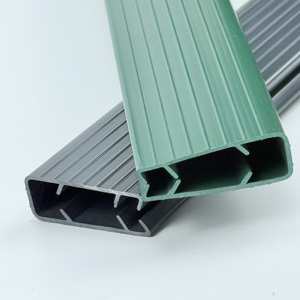 Kits <span class=keywords><strong>de</strong></span> lattes <span class=keywords><strong>de</strong></span> clôture 3D en PVC vert/gris, solution d'intimité totale pour cadre <span class=keywords><strong>de</strong></span> clôture 3D <span class=keywords><strong>de</strong></span> 2,5 m - Product Image 2