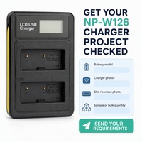 Cargador de Batería Dual para Cámara NP-W126, Base de Carga Rápida Inteligente USB para Personalización de Fábrica al por Mayor, 15 Años de Experiencia OEM