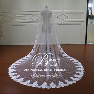 <span class=keywords><strong>2022</strong></span> nouveau produit Chine fournisseur en gros voile de mariée blanc avec peigne pour voile de fête de mariage de poule - Product Image 1
