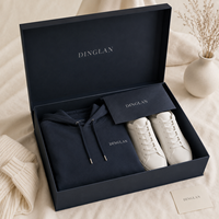 Emballage de luxe personnalisé, écologique, aseptique, grand format, en carton, pour sweat-shirts, chaussures, vêtements, avec fermeture magnétique, produit exclusif