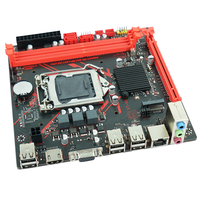 Carte mère ITX pour processeur Intel LGA1155, carte mère de PC de bureau H61, carte mère d'ordinateur DDR3 double canal