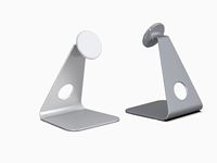 Support magnétique de bureau réglable pour iPad Support de tablette en métal avec aimant puissant pour iPad sur le bureau