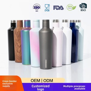 Vaso Aislado al Vacío de Acero Inoxidable con Forma de Diamante, con Correa de Transporte, Libre de BPA, Rendimiento Térmico de 6-12 Horas, Portátil - Product Image 3