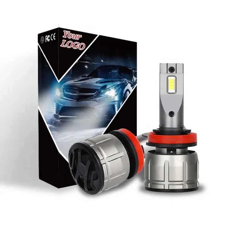 Hussun ไฟหน้ารถยนต์ LED Z18,ไฟหน้ารถยนต์ H7หลอดไฟ Led 2022หลอดไฟอะไหล่ H4 H11 9005 9006 12000LM