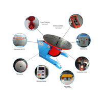 Vente d'usine - Positionneur de soudage 360° °   Rotation et 0 à 90 degrés °   Plateforme tournante inclinable pour la fabrication de récipients sous pression/le soudage de brides