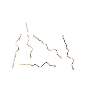 Molti anni di fornitura di fabbrica <span class=keywords><strong>biella</strong></span> per orecchino con doppia onda riempita d'oro 14k per kit di gioielli - Product Image 5