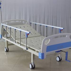Cama de Enfermería Multifuncional de ABS para Uso Doméstico, Cama de Manivela Individual/Doble para Pacientes Paralizados, Camas de Hospital - Product Image 2