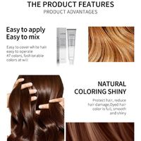 Crème Colorante Capillaire Permanente de Qualité Supérieure au Gingembre et Ginseng Bio Arabe 2026 – Teinture Rapide pour Cheveux Bruns et Noirs