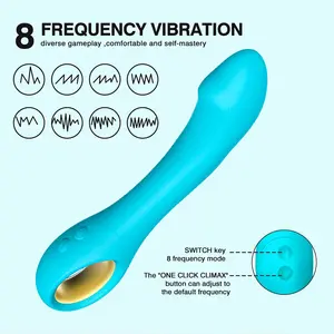 AV 8 Geschwindigkeiten Stimulation Vibrator Sexspielzeug für Erwachsene für Damen und Herren Lesben Paare Flirten Unterstützung OEM & ODM
